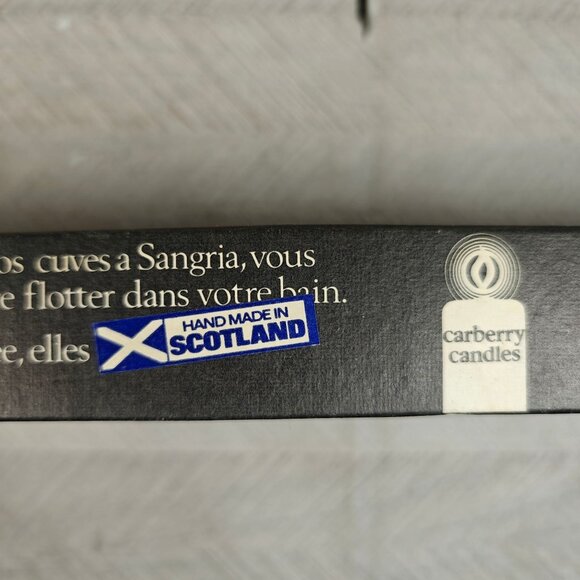 Vintage Set Of 5 Carberry Candles Perfumed Floating Handmade In Scotland - Picture 5 of 5